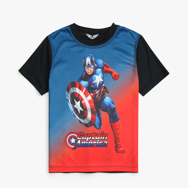 DIGITAL CAPTAIN AMERICA DRI-FIT TEE (MA-03217)