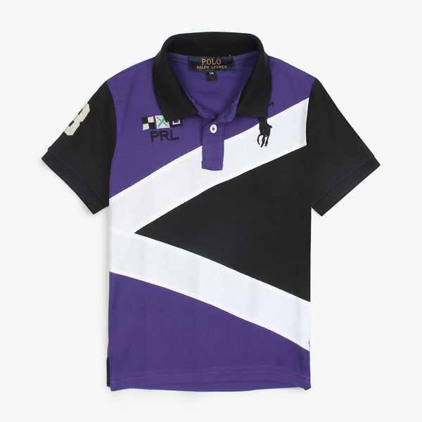 PRL Purple White Polo (FS-12183)