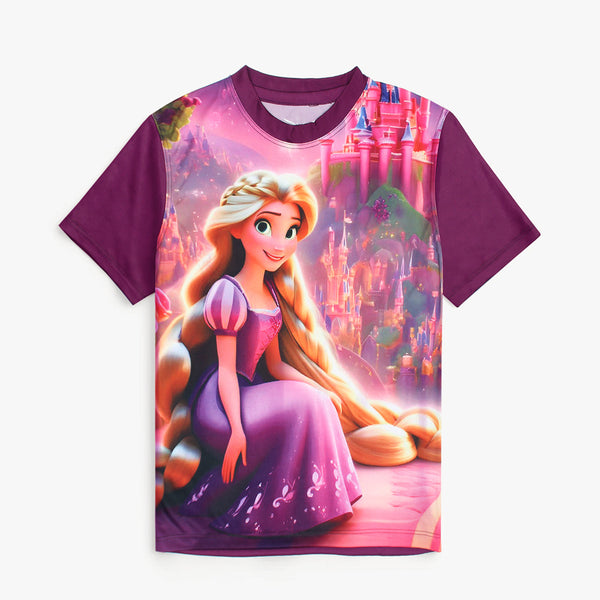 DIGITAL PRINCESS RAPUNZEL DRI-FIT TEE (MA-03235)