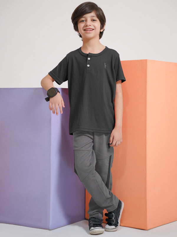 PRL BLACK GREY Unisex Tracksuit(FS-189076)