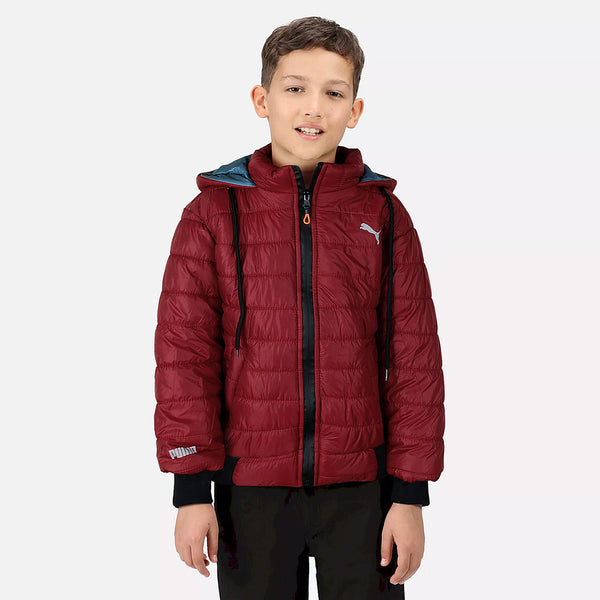 PMA mehroon puffer jacket (NS32340)
