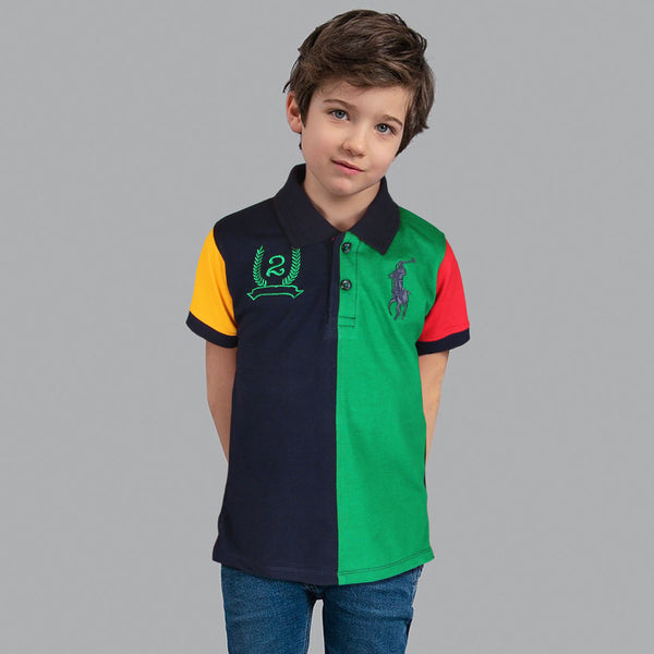 RL Polo Green Blue (Fs-12768)