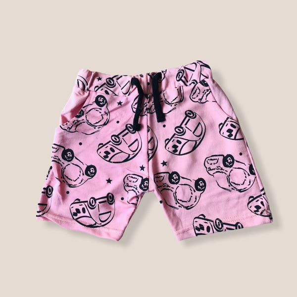 LEFTS  printed lightweight tery short (LF-12787)