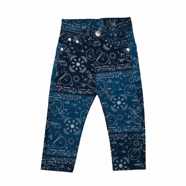 Chn-One soft cotton stretchable printed adjustable pents (CP-9408)