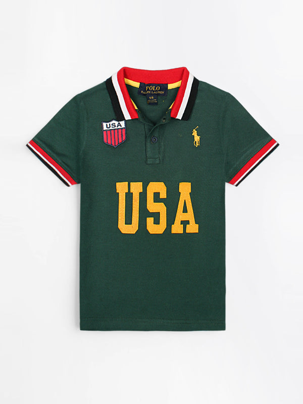 RL Polo USA GREEN   (FS-12901)