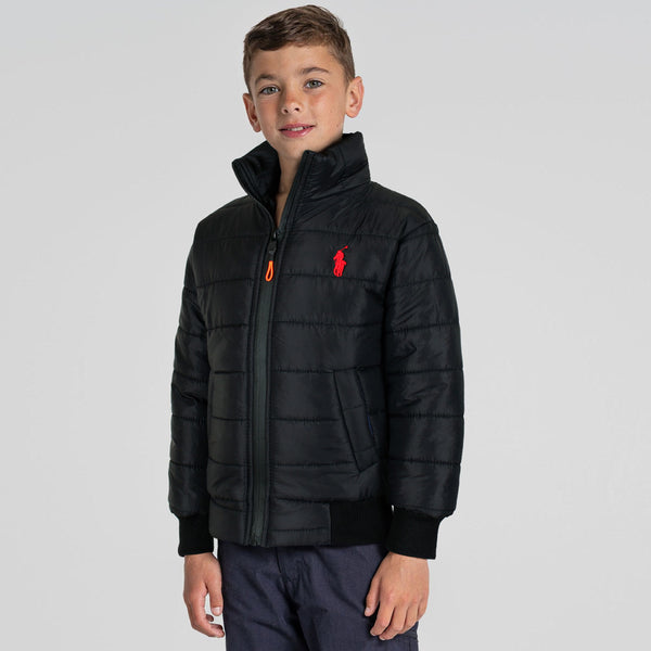 RL Black puffer jacket (NS32382)