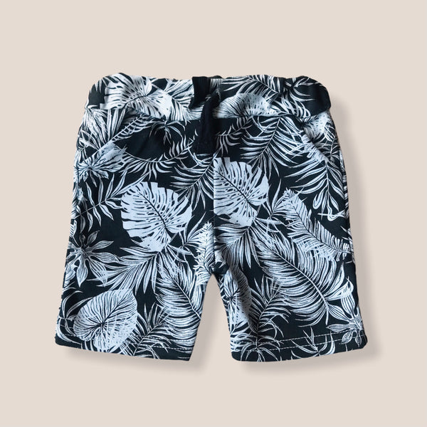 LEFTS printed lightweight tery short (LF-12792)