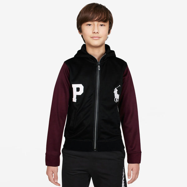 RL STRETCH Black Mehroon zipper (SN-18994)