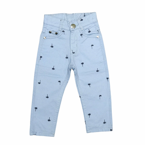 Chn-One soft cotton stretchable adjustable printed pent (CP-9485)