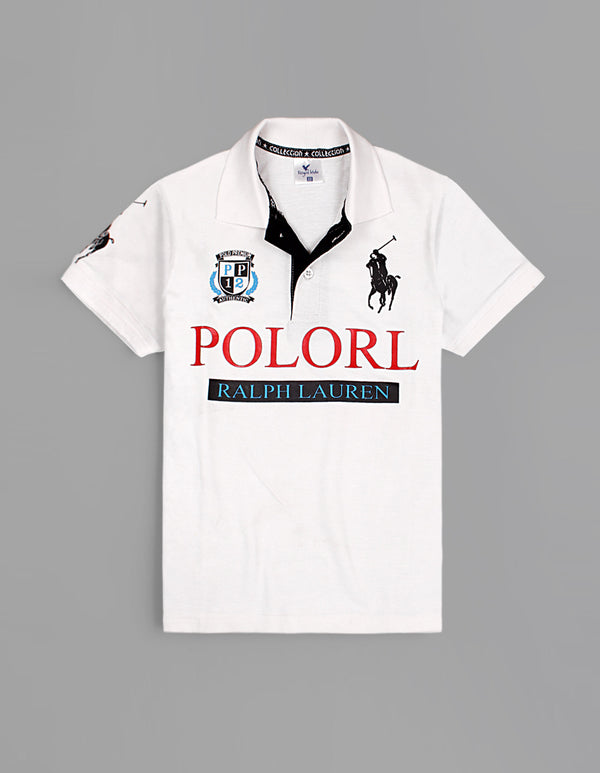 RL Polo White (MS-0956)
