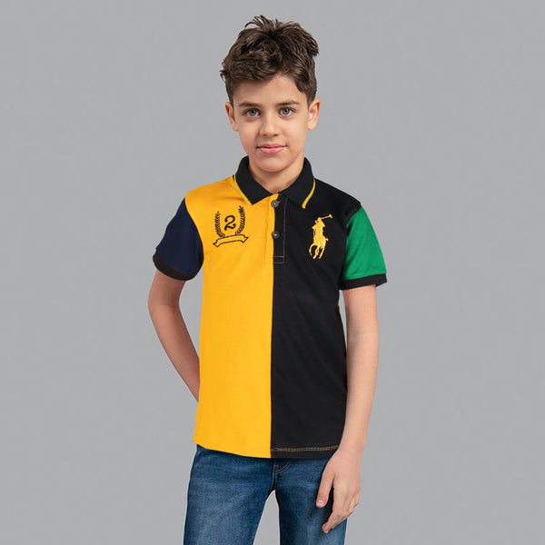 RL Polo yellow Black (Fs-12765)