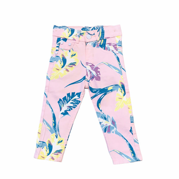 Chn-One soft cotton stretchable printed adjustable pents (CP-9108)