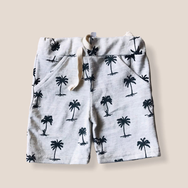 LEFTS printed light weight tery short (LF-12782)