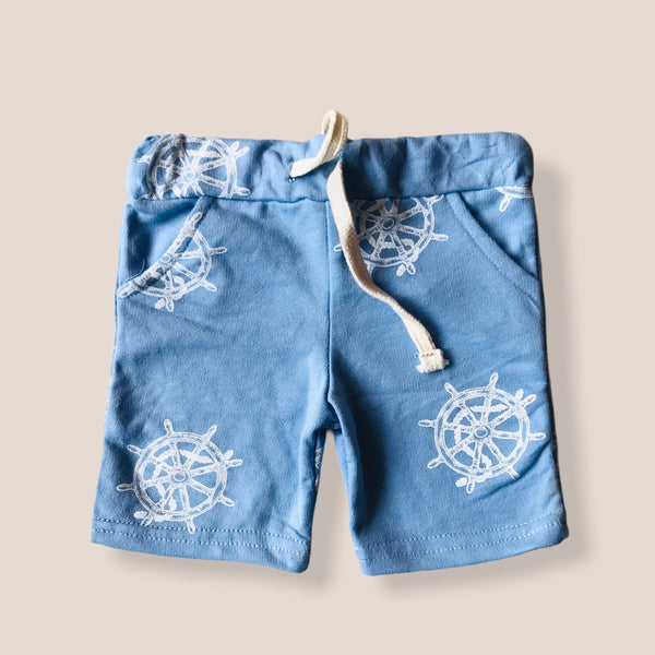 LEFTS printed lightweight tery short (LF-12789)