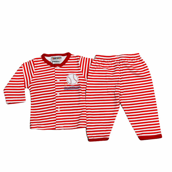 Imported juniors stripes full sleeve 2piece set (BT-1769)