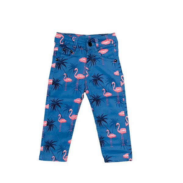 Chn-One soft cotton stretchable printed pents (CP-9102)